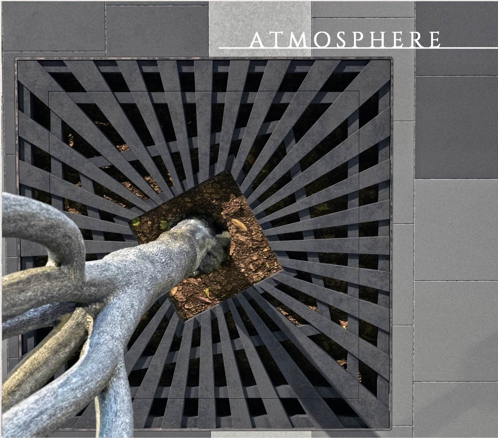 Приствольная решетка для дерева ZKING ATMOSPHERE 1.2х1.2м Черная в Пушкино фото