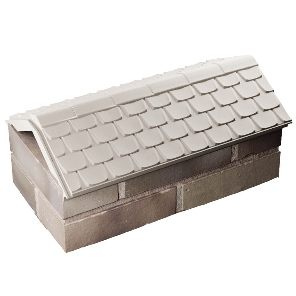 Парапет Zking Эльбрус Бежевый с посадкой на 1 кирпич (255мм) в Пушкино фото