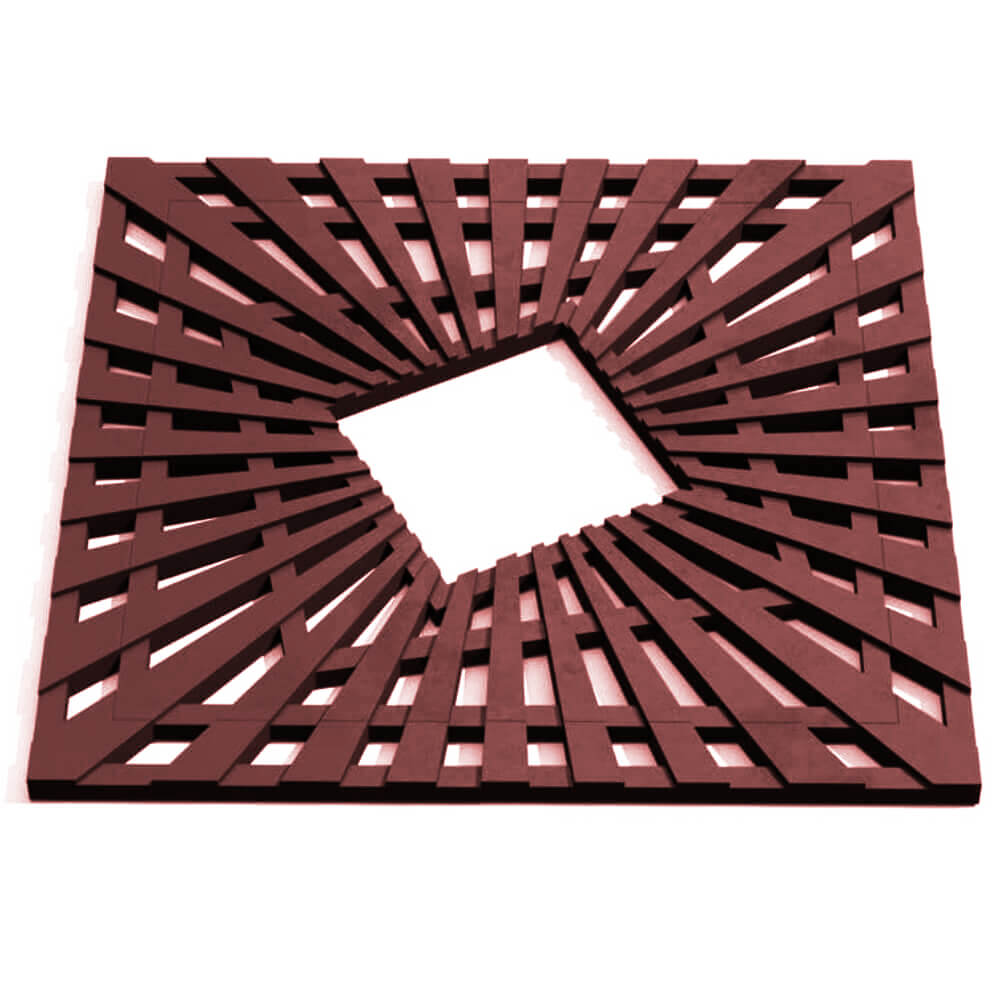 Приствольная решетка для дерева ZKING ATMOSPHERE 1.2х1.2м Коричневая Пушкино фото