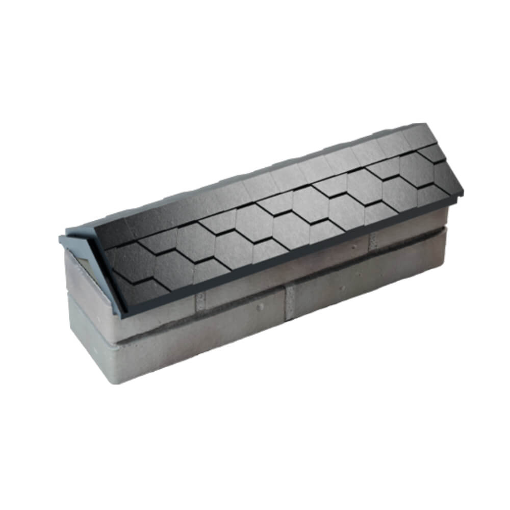 Парапет Zking Эверест Черный с посадкой на 0.5 кирпича (130мм) в Пушкино фото