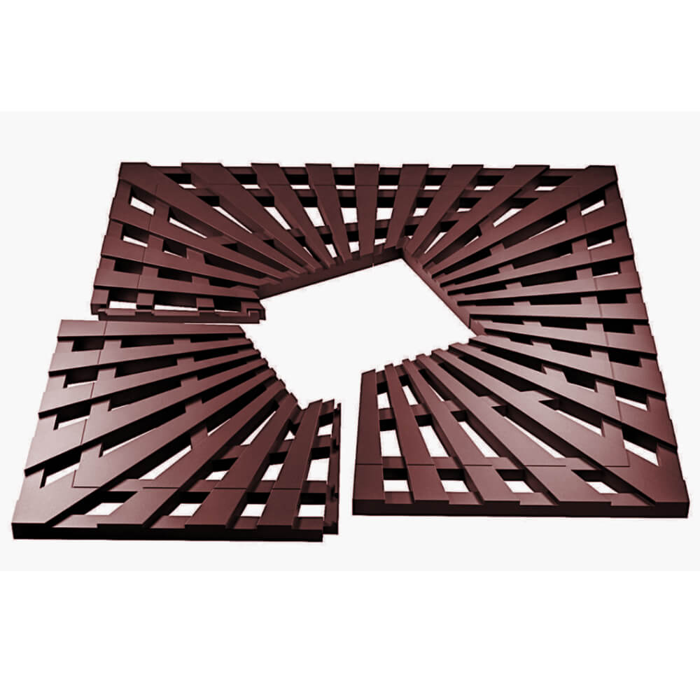 Приствольная решетка для дерева ZKING ATMOSPHERE 1.2х1.2м Коричневая в Пушкино фото