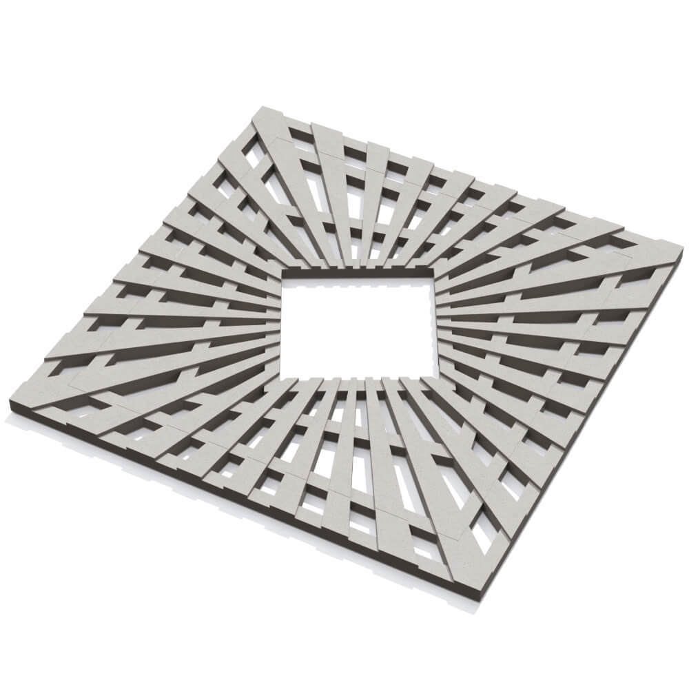 Приствольная решетка для дерева ZKING ATMOSPHERE 1.2х1.2м Бежевая в Пушкино фото