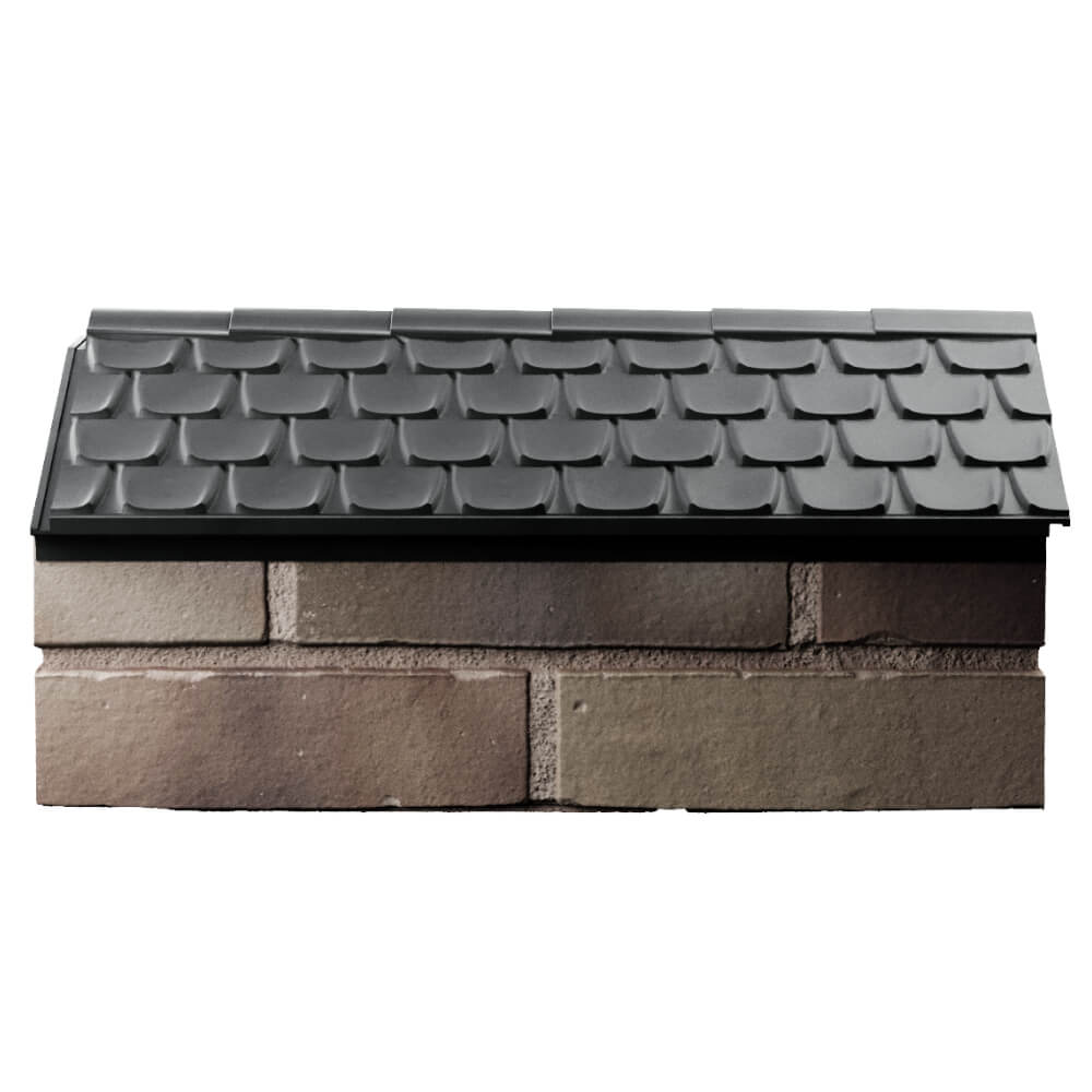 Парапет Zking Эльбрус Серый с посадкой на 1 кирпич (255мм) в Пушкино фото