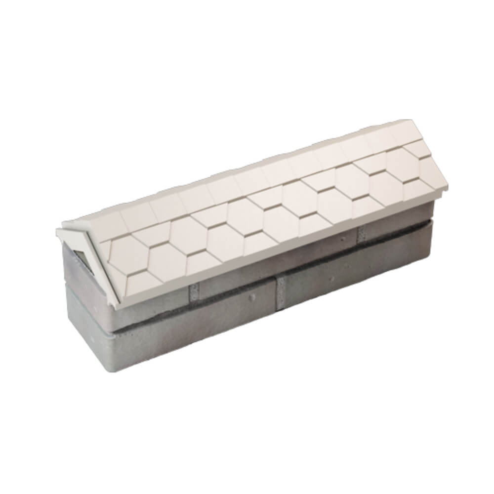 Парапет Zking Эверест Бежевый с посадкой на 0.5 кирпича (130мм) в Пушкино фото