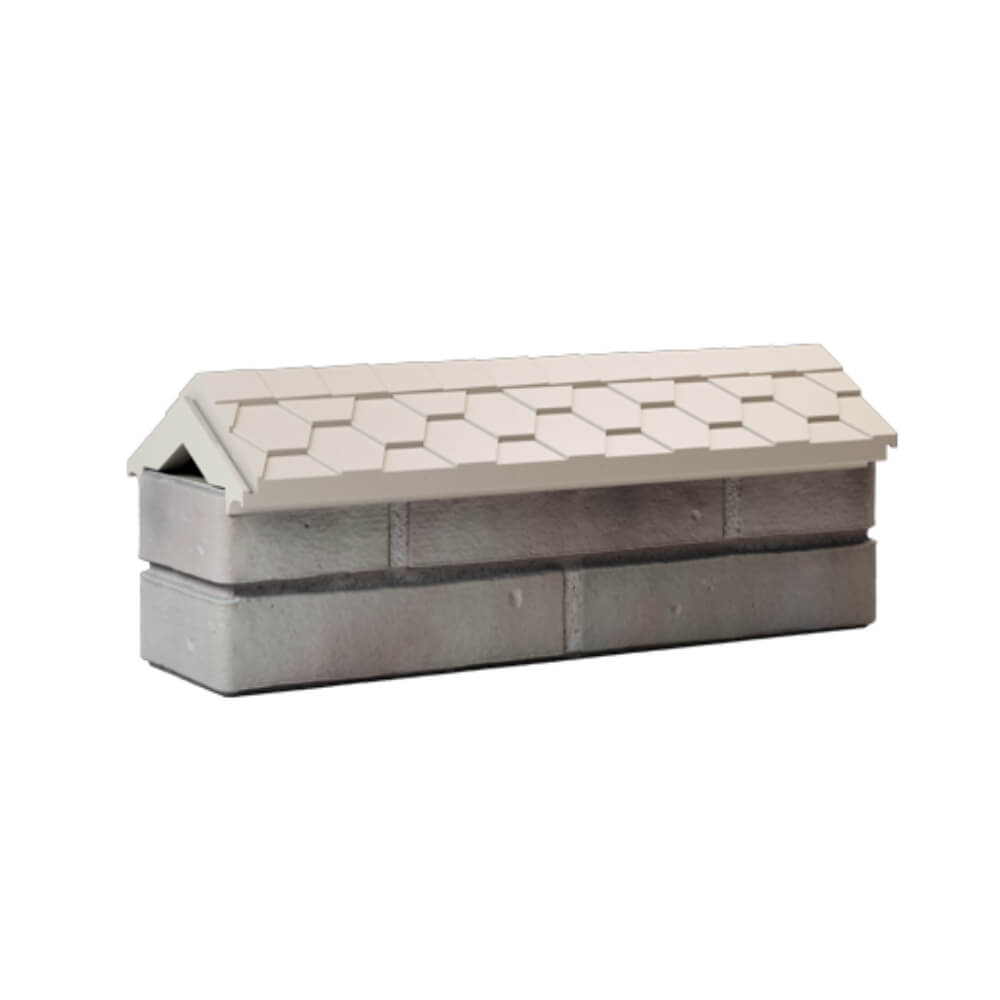 Парапет Zking Эверест Бежевый с посадкой на 0.5 кирпича (130мм) Пушкино фото