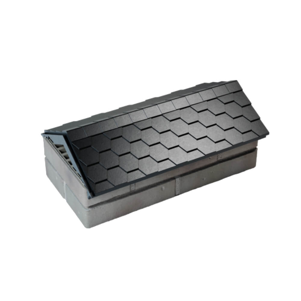 Парапет Zking Эверест Черный с посадкой на 1 кирпич (200/225/255мм) в Пушкино фото