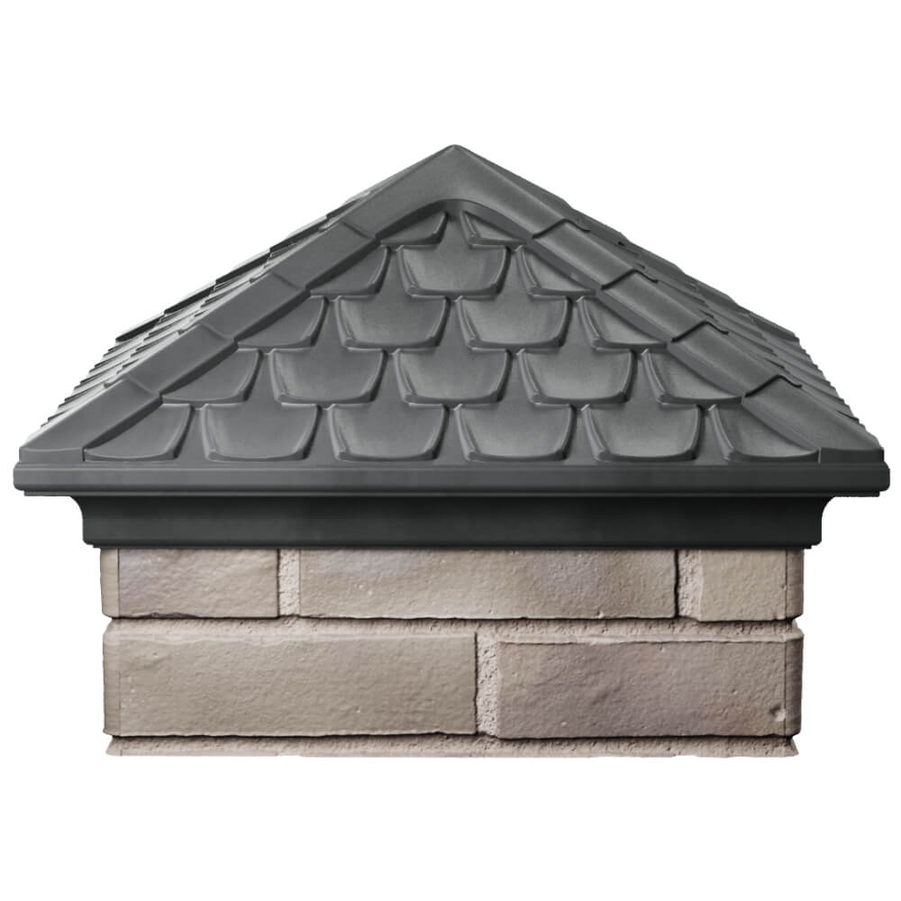 Колпак Zking Эльбрус Серый на столб 1.5х1.5 кирпича (385х385мм) Пушкино фото