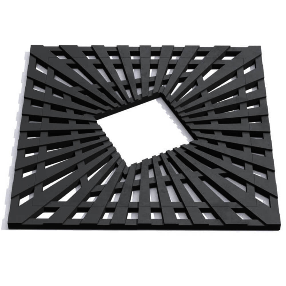 Приствольная решетка для дерева ZKING ATMOSPHERE 1.2х1.2м Черная Пушкино фото