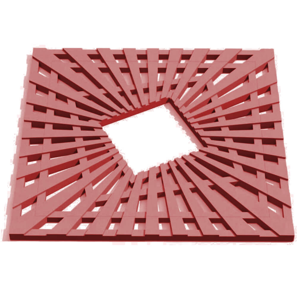 Приствольная решетка для дерева ZKING ATMOSPHERE 1.2х1.2м Красная Пушкино фото