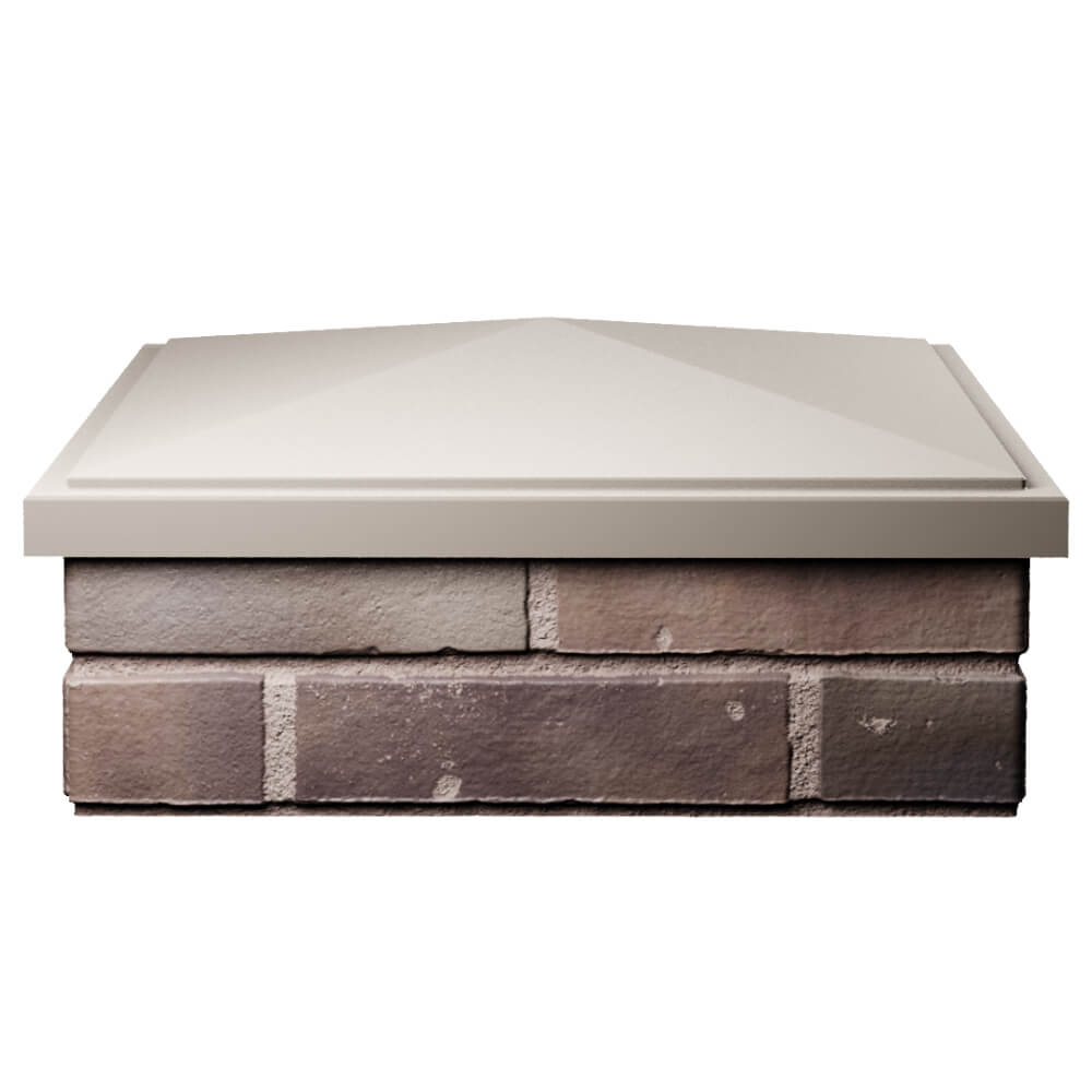 Колпак Zking БонаМоно Бежевый на столб 2х2 кирпича (515х515, 530х530мм) Пушкино фото