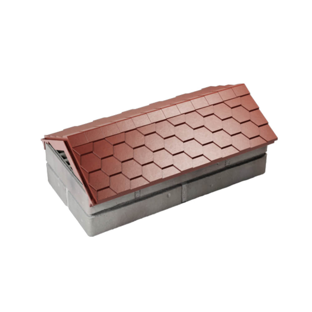 Парапет Zking Эверест Красный с посадкой на 1 кирпич (200/225/255мм) в Пушкино фото
