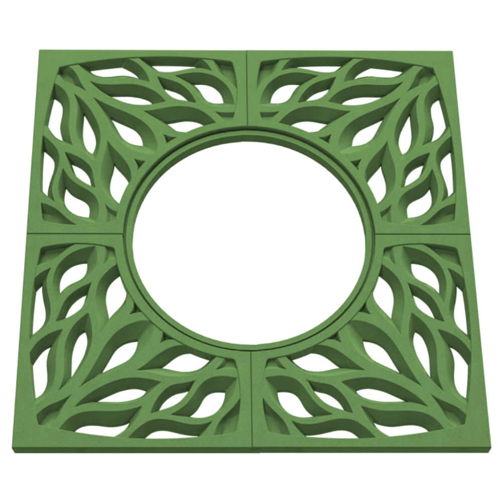 Приствольная решетка для дерева ZKING CRUST 1.2х1.2м Зеленая в Пушкино фото