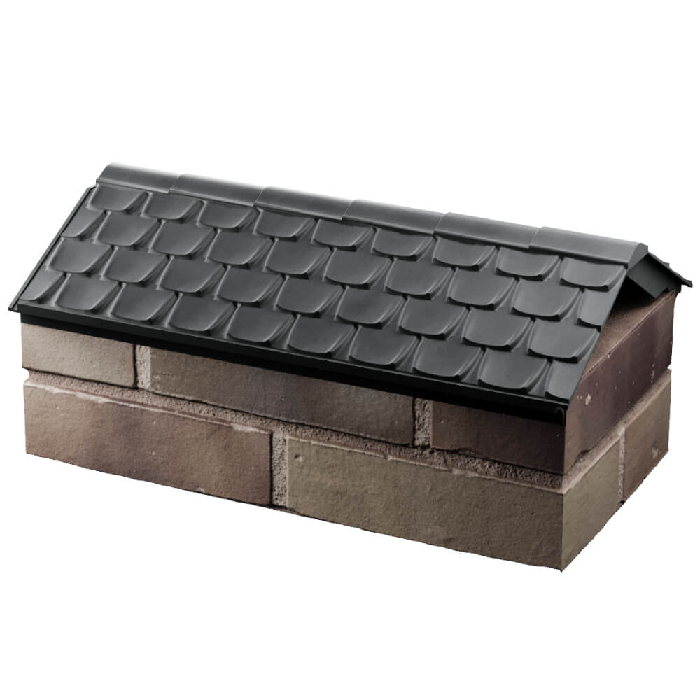 Парапет Zking Эльбрус Серый с посадкой на 1 кирпич (255мм) в Пушкино фото