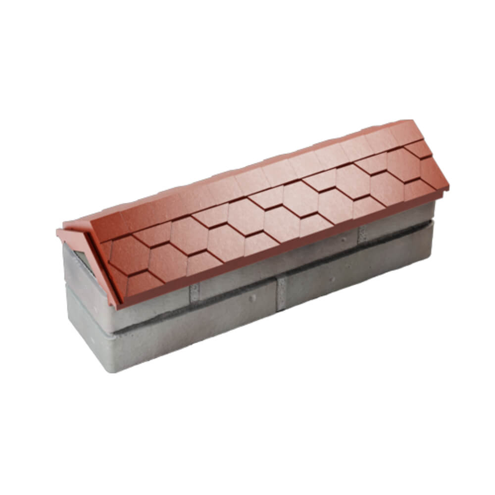 Парапет Zking Эверест Красный с посадкой на 0.5 кирпича (130мм) в Пушкино фото