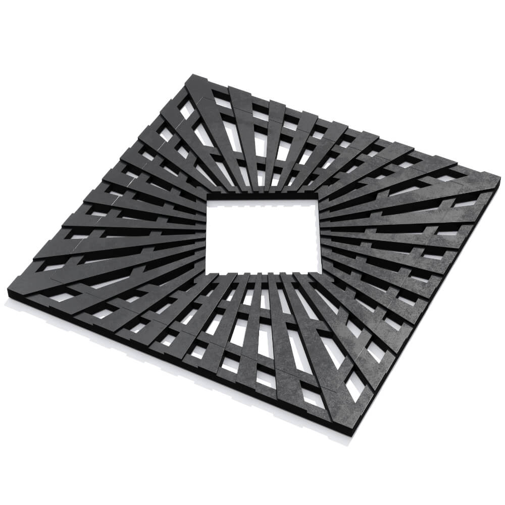 Приствольная решетка для дерева ZKING ATMOSPHERE 1.2х1.2м Черная в Пушкино фото