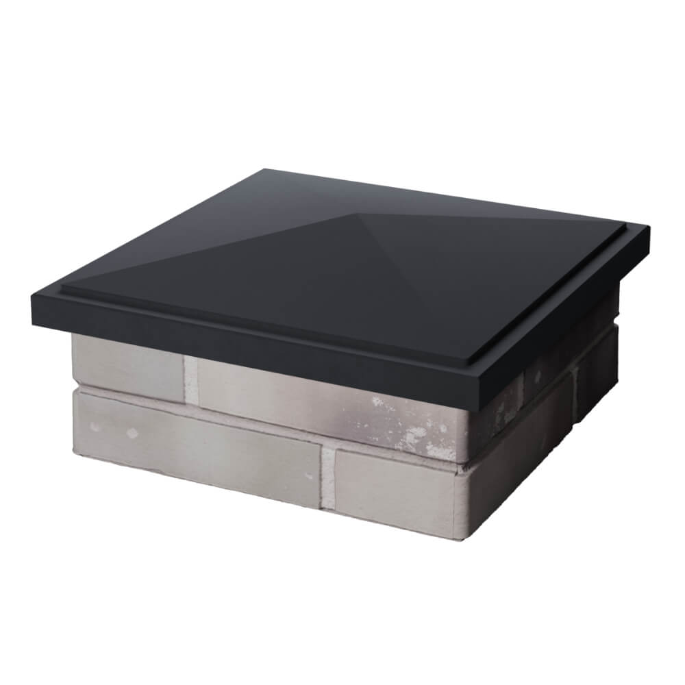 Колпак Zking БонаМоно Серый на столб 1.5х1.5 кирпича (385х385, 400х400мм) в Пушкино фото