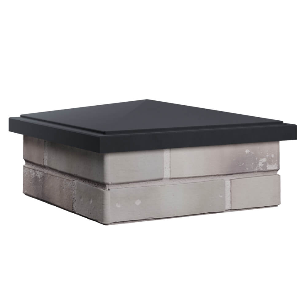 Колпак Zking БонаМоно Серый на столб 1.5х1.5 кирпича (385х385, 400х400мм) в Пушкино фото