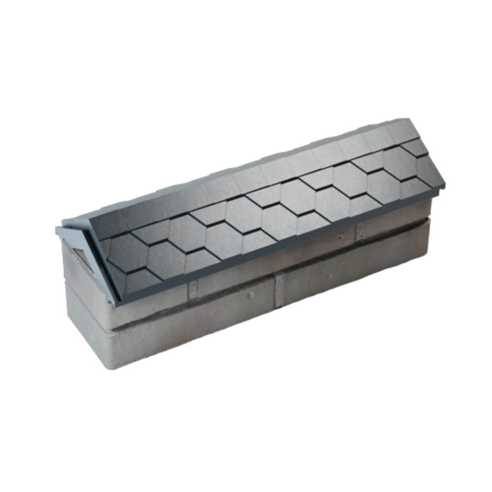 Парапет Zking Эверест Серый с посадкой на 0.5 кирпича (130мм) в Пушкино фото